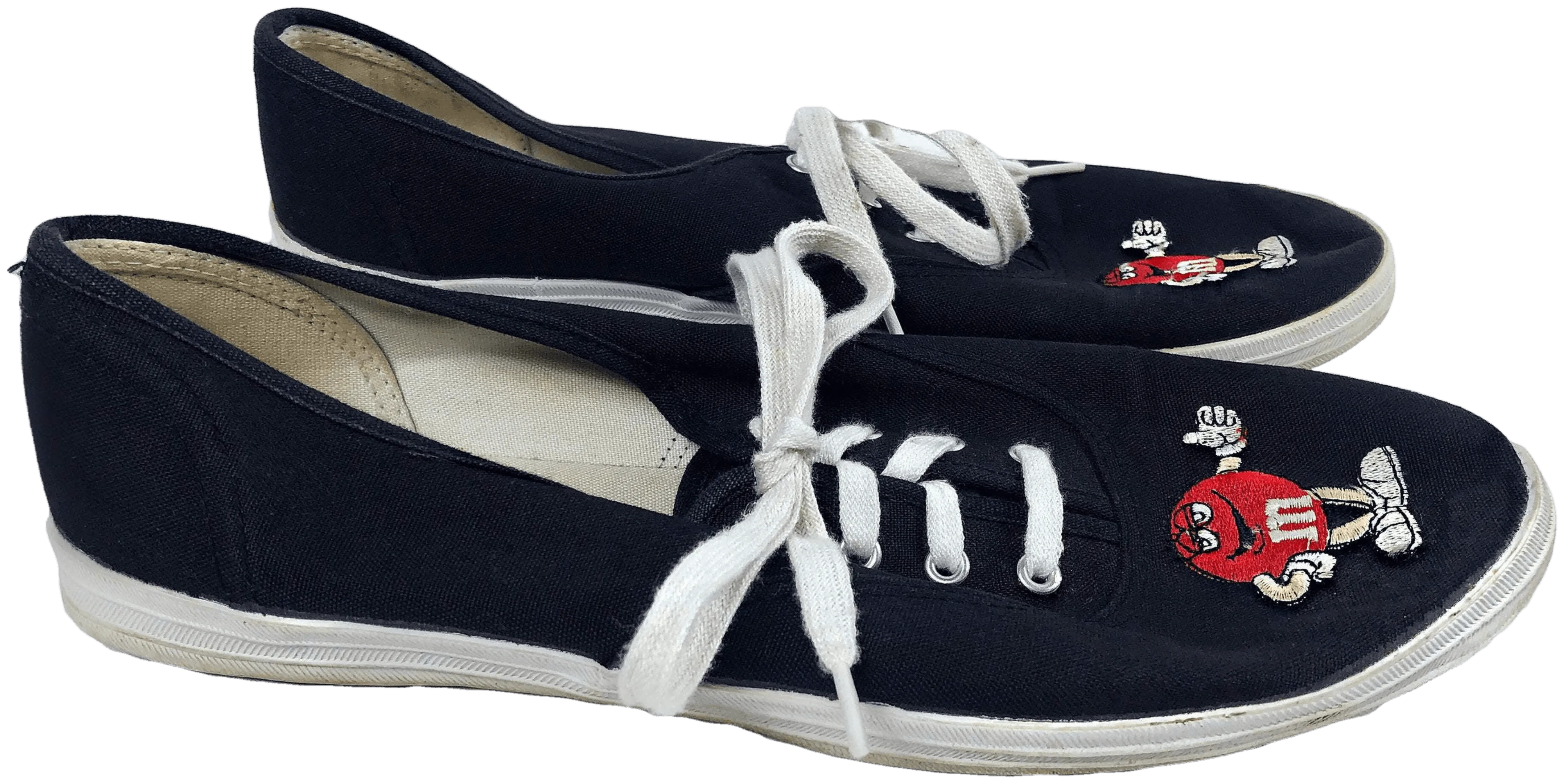 00's M&M’s Candy Embroidered Canvas Lace Up Sneakers by Mars Candy