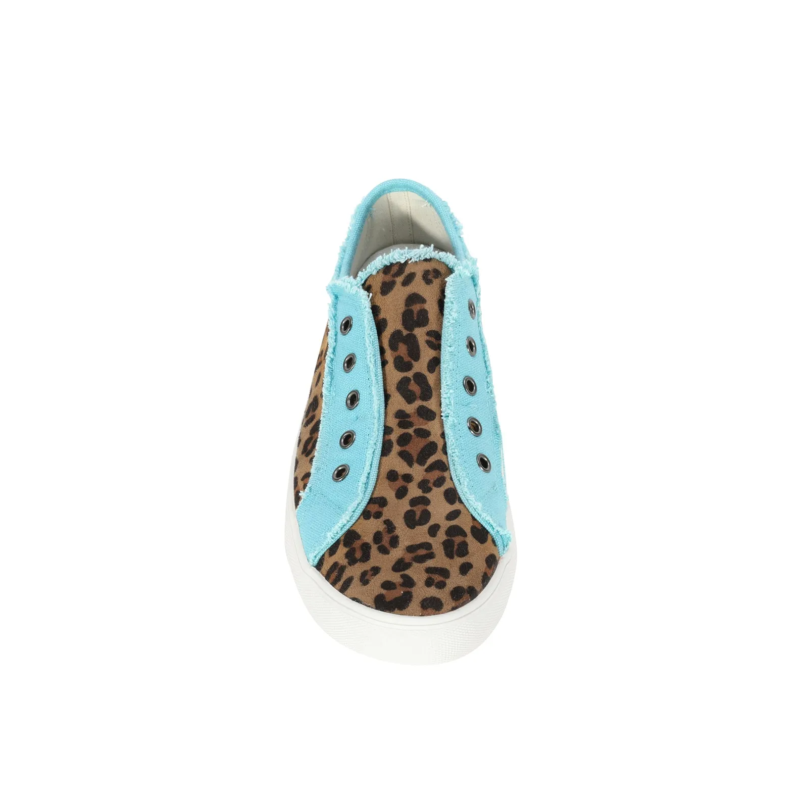 900-S002 Montana West Leopard Hair-On Canvas Shoes - By Case (12 Paris/Case)