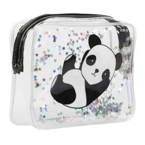 A Little Lovely Company Toiletry Bag Glitter - Panda A Little Lovely Company Toiletry Bag Glitter - Panda
