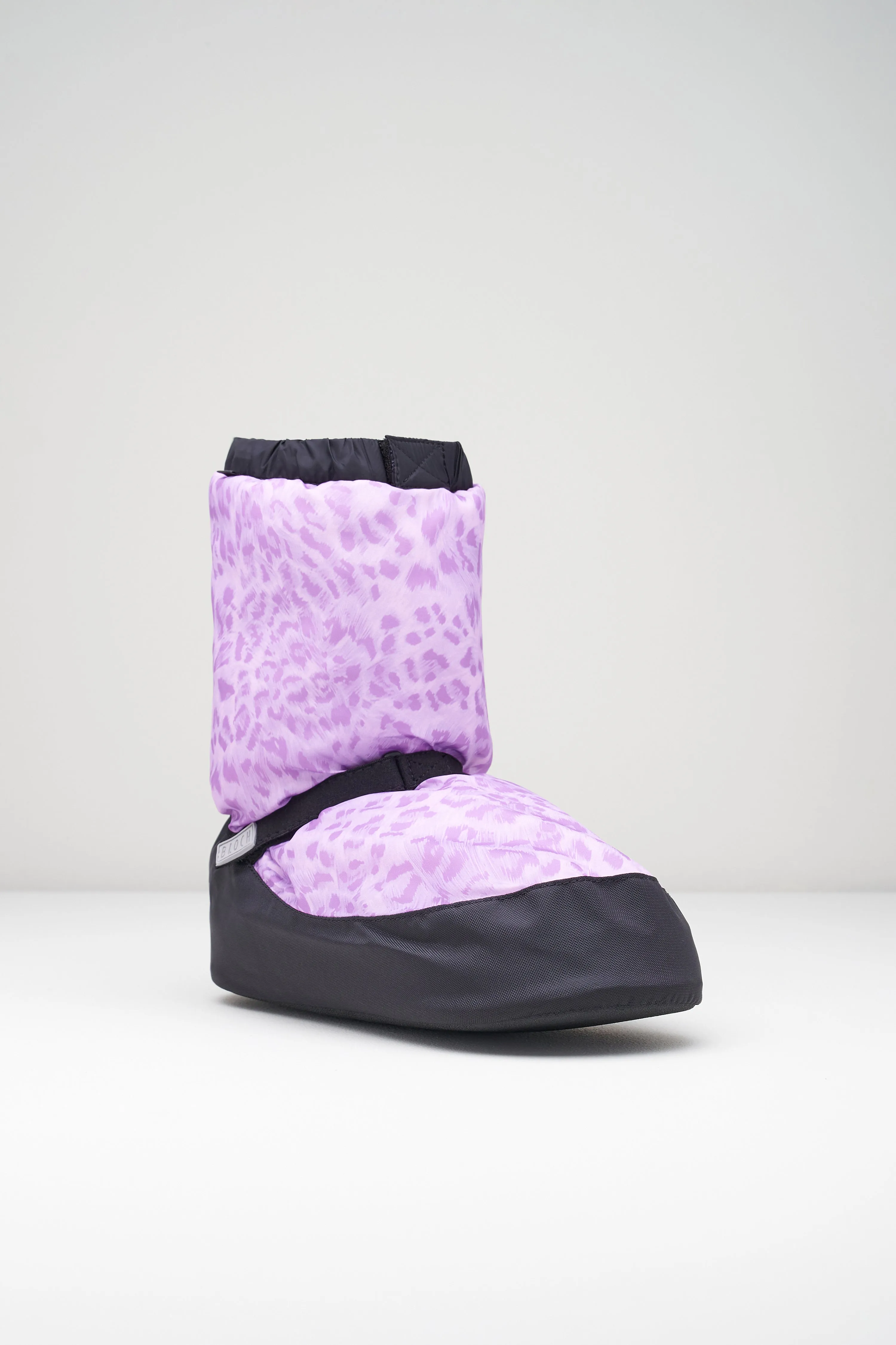 Adult Leopard Print Warm Up Booties