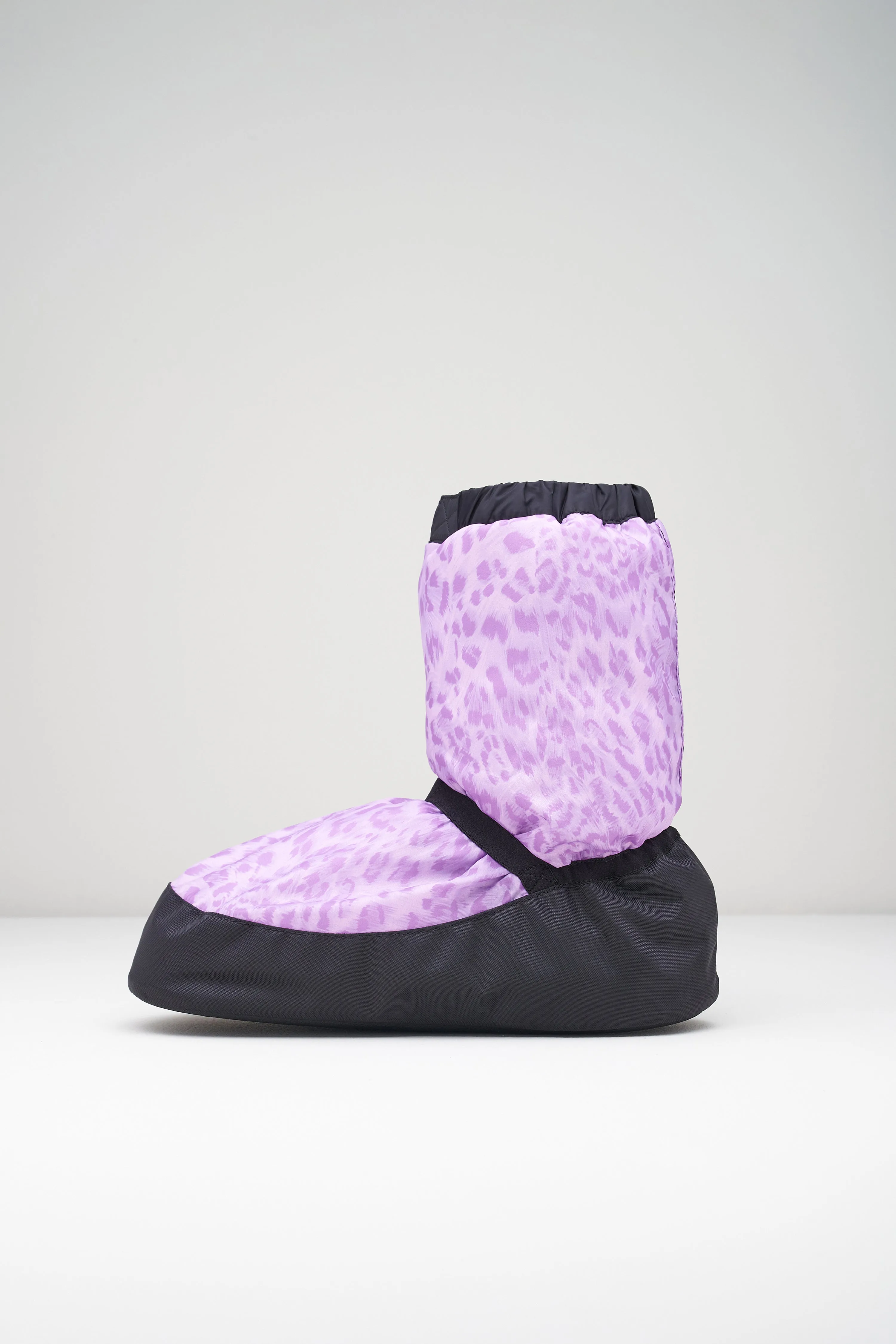 Adult Leopard Print Warm Up Booties