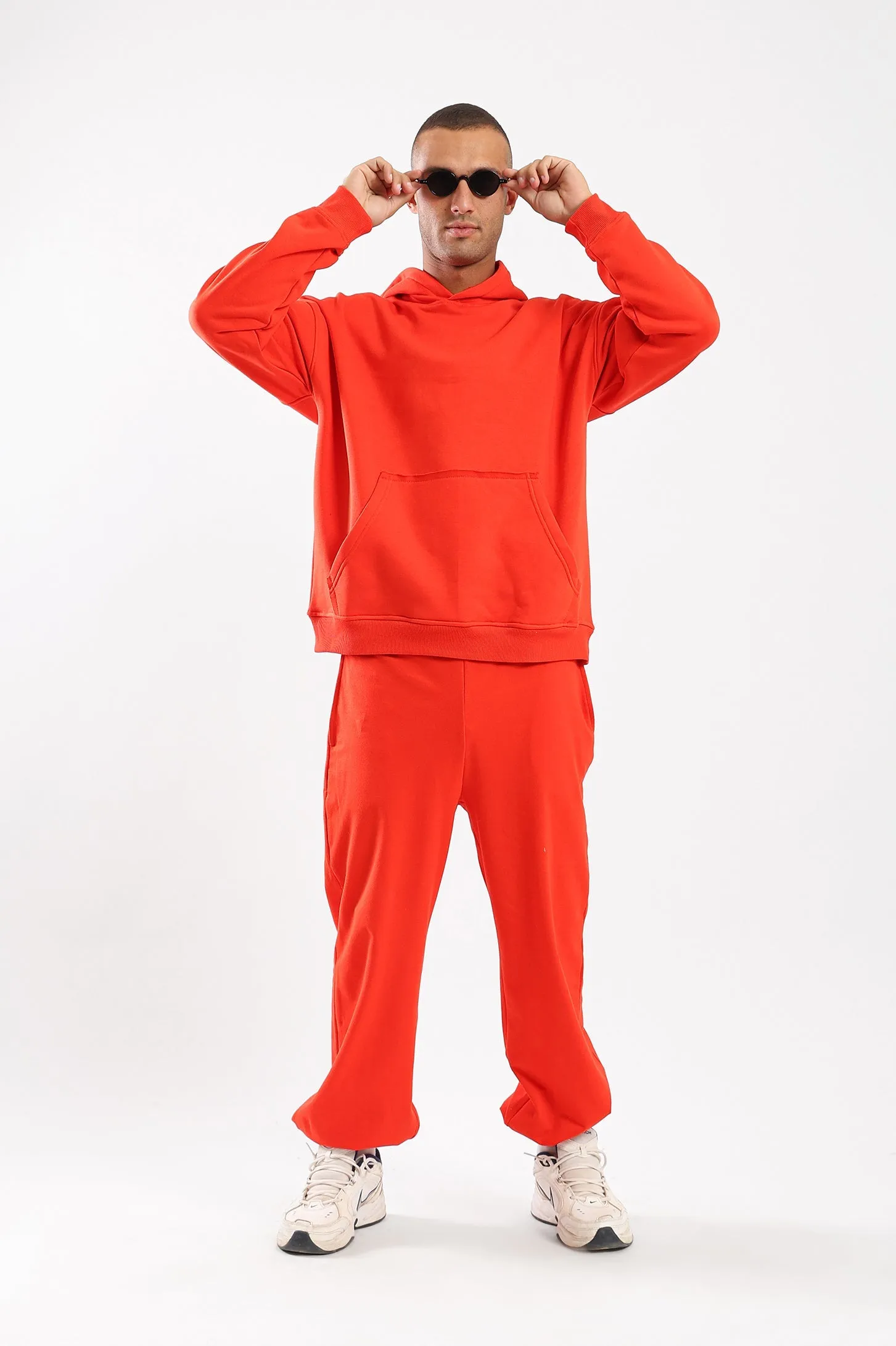 ALL DAY COMFORT JOGGERS - RED