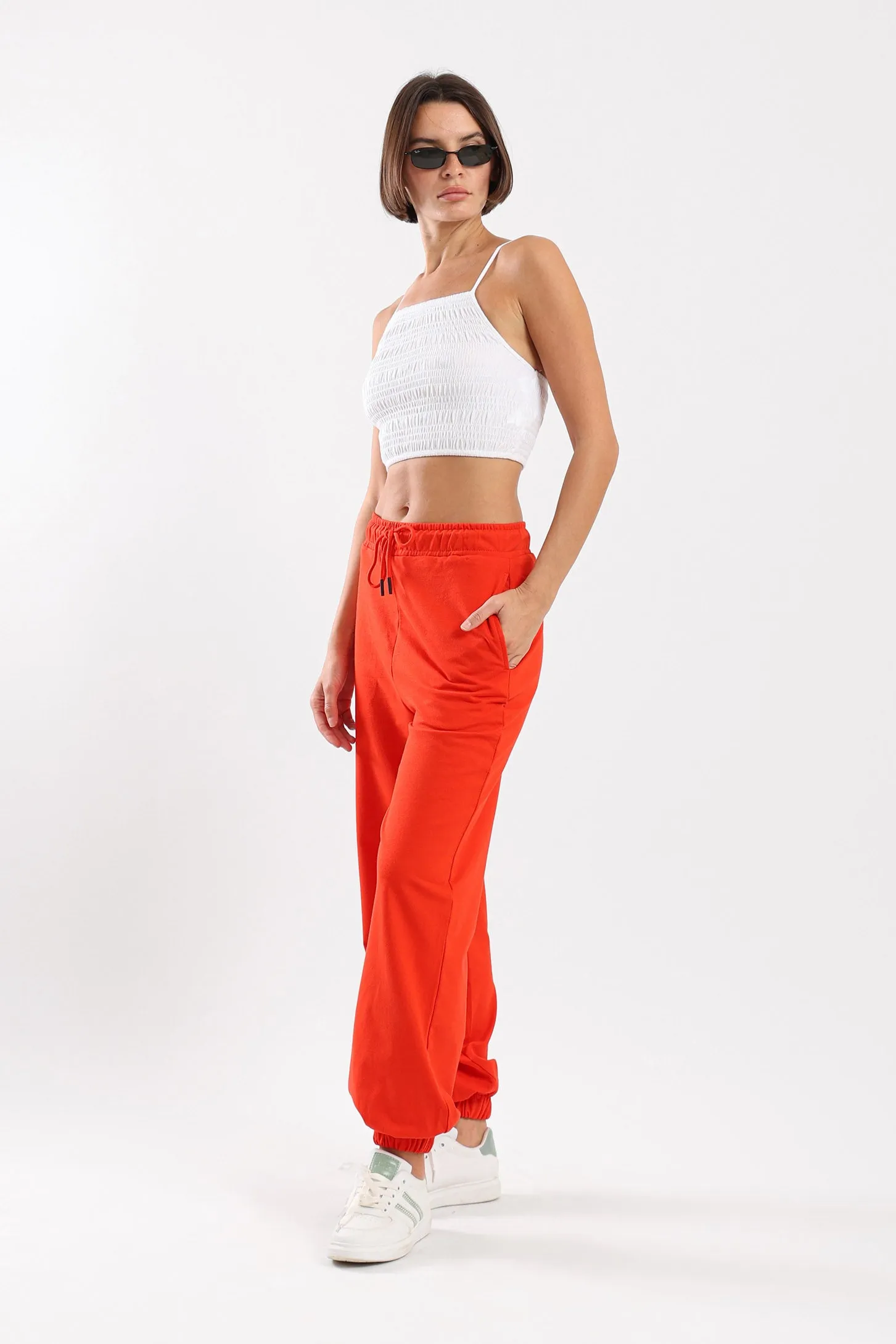 ALL DAY COMFORT JOGGERS - RED