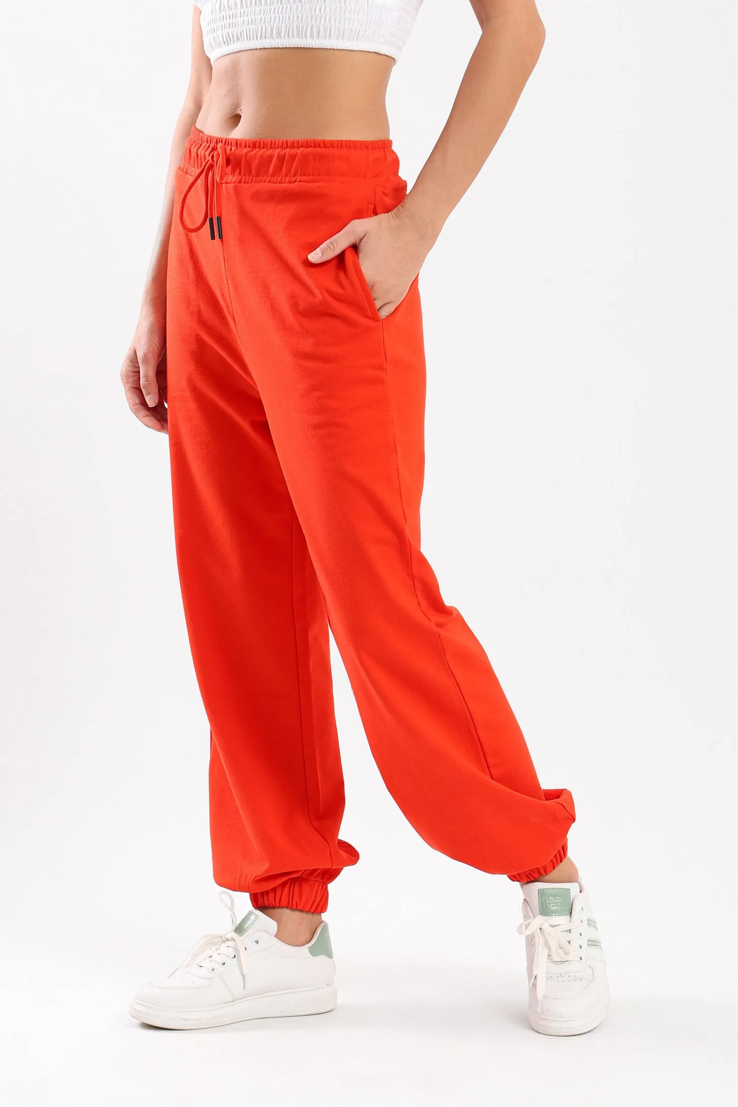 ALL DAY COMFORT JOGGERS - RED