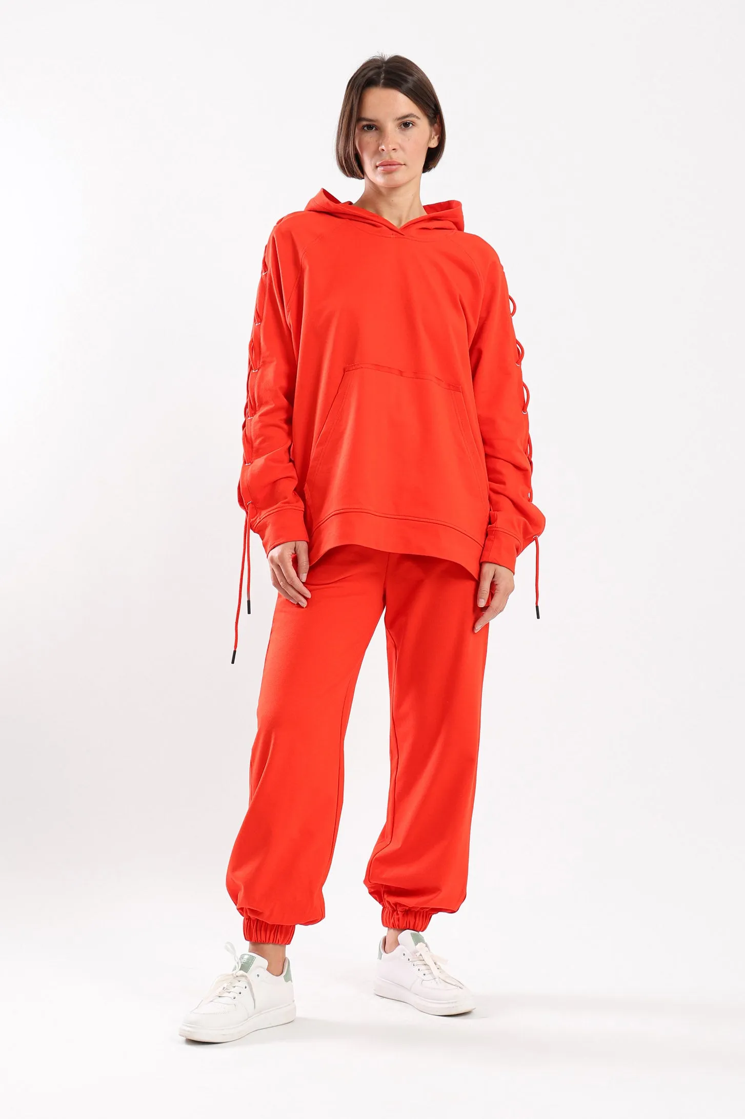 ALL DAY COMFORT JOGGERS - RED