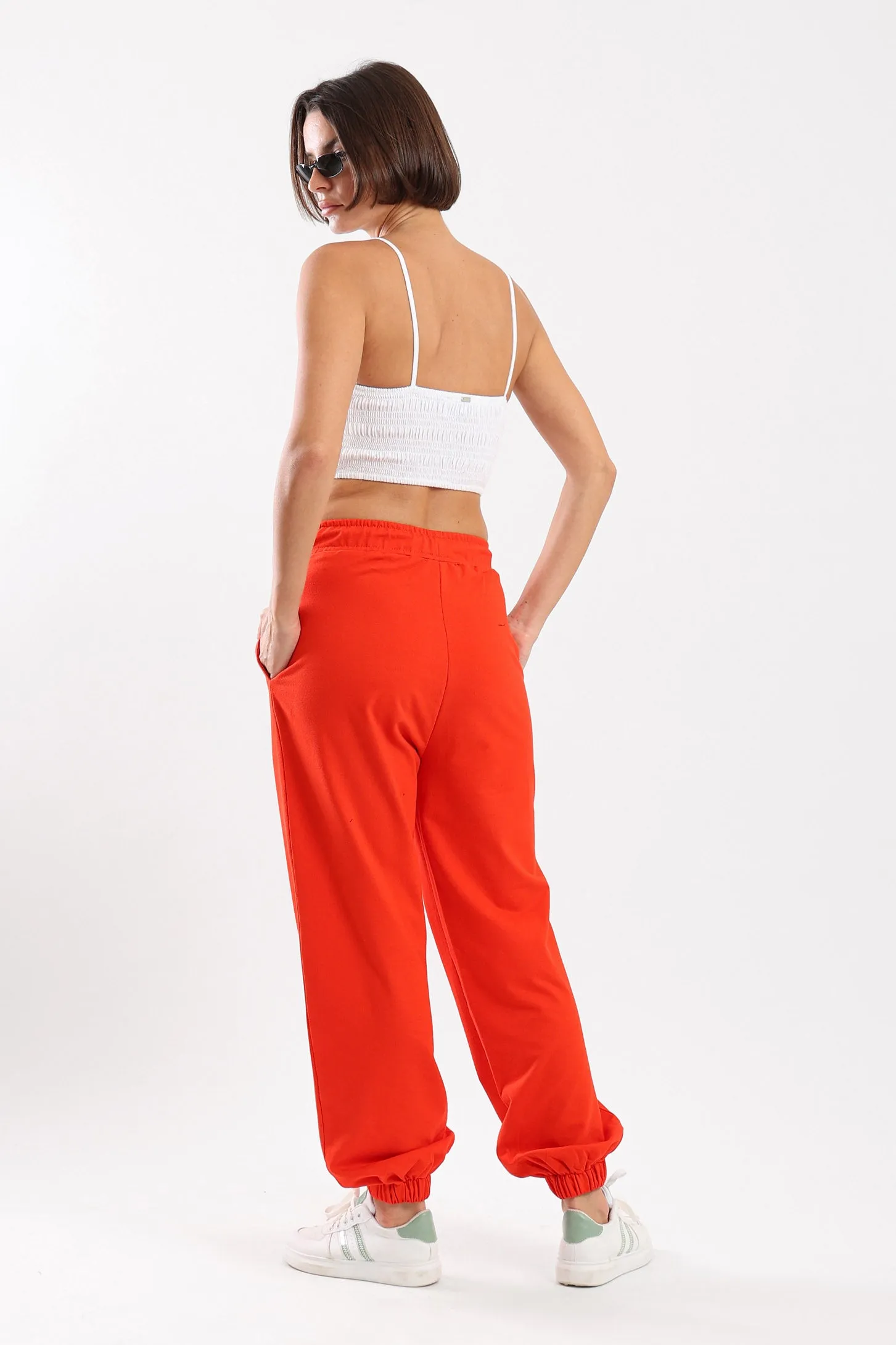 ALL DAY COMFORT JOGGERS - RED