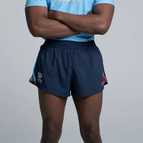 ANSW Unisex Running Shorts - Red Logo ANSW Unisex Running Shorts - Red Logo