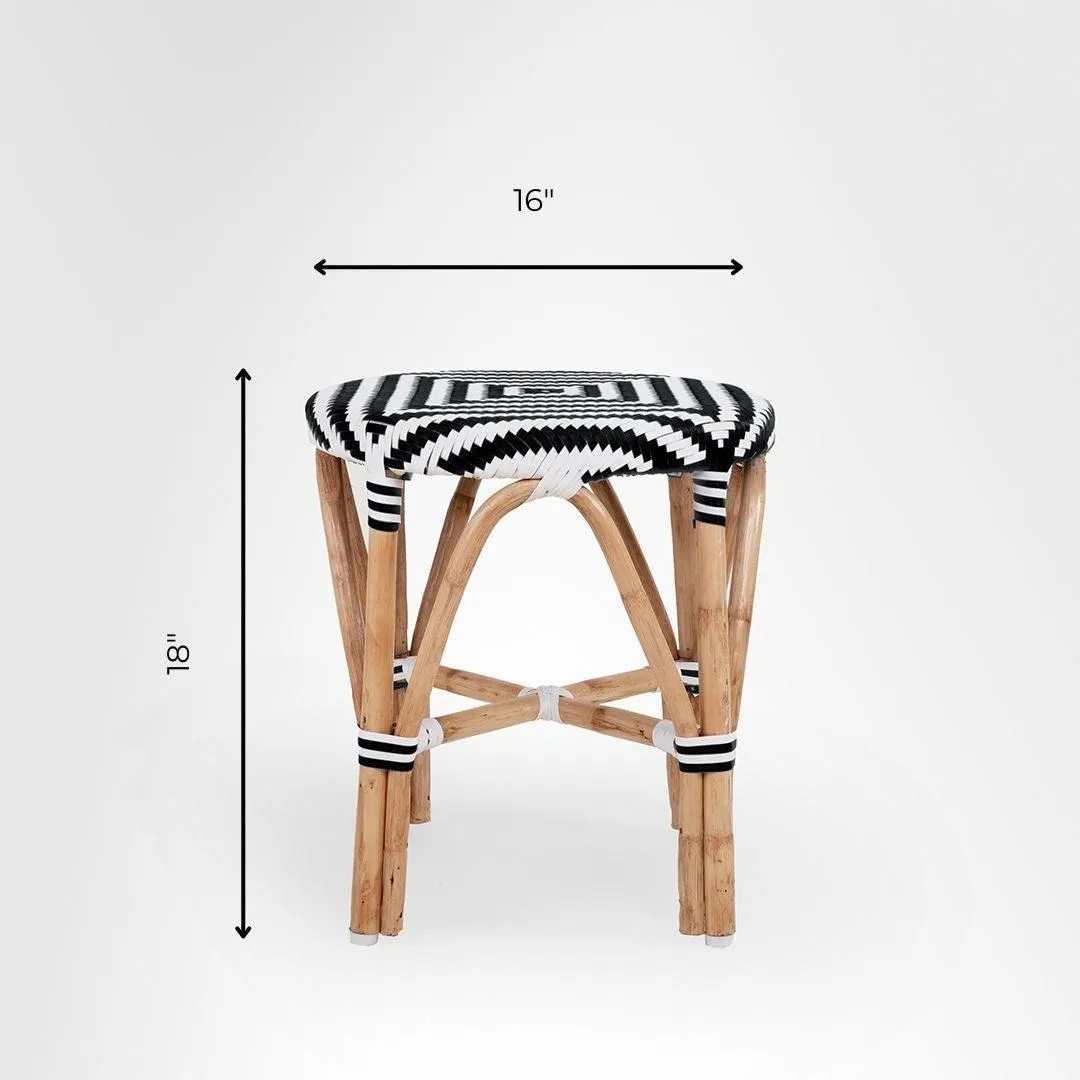 B Popsicle Cane Stool/ Side Table