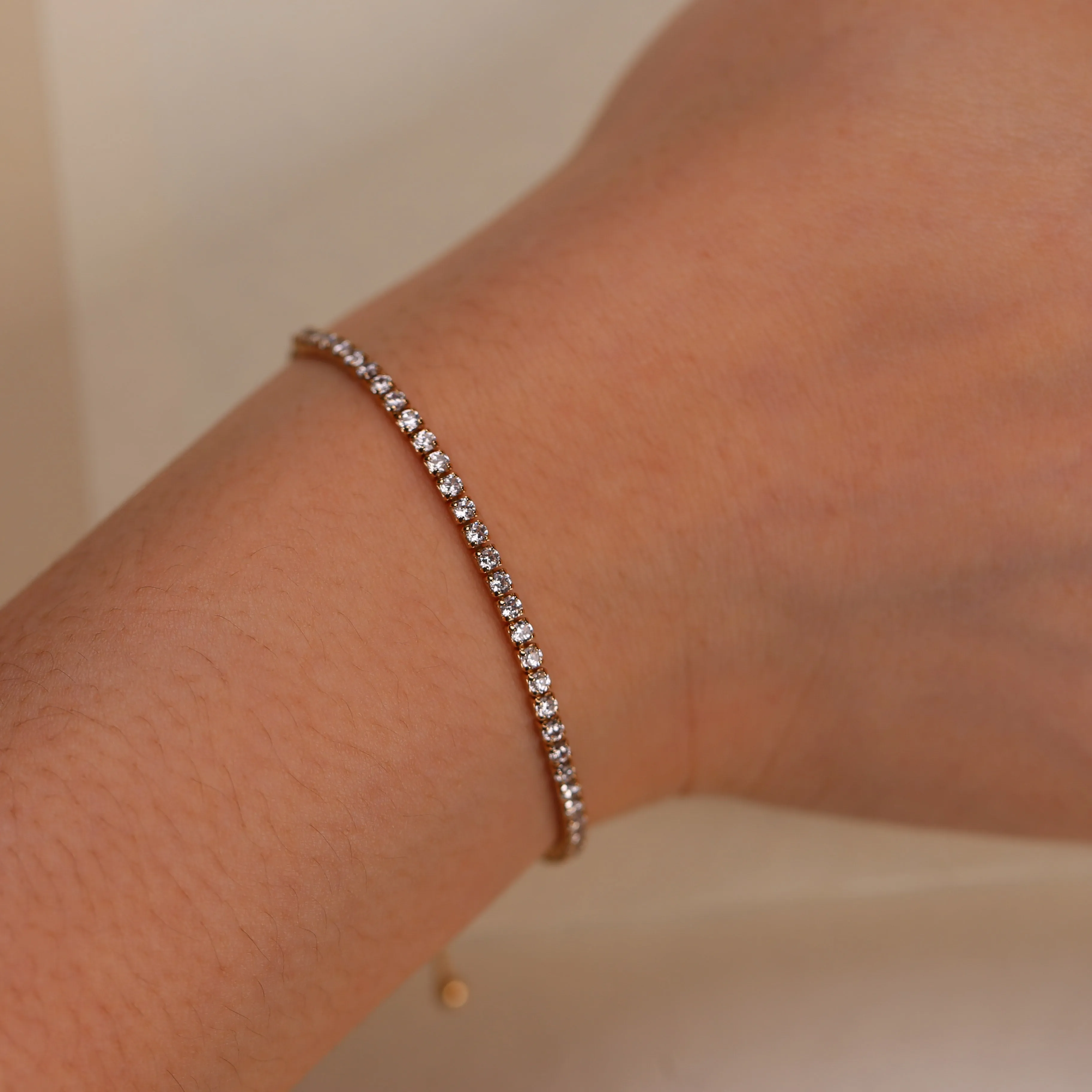 Baby Box Chain Bolo Bracelet