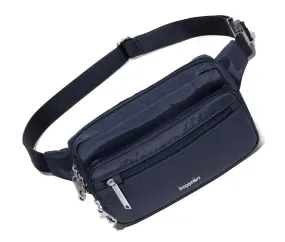 Baggallini Securtex Anti-Theft Belt Bag Sling French Navy