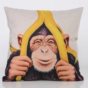 Banana Chimp Cushion Cover Banana Chimp Cushion Cover