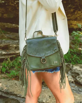 Bed Stu Hidden Moss Dip Dye Compact Leather Crossbody Purse A450294-MOSSDD Bed Stu Hidden Moss Dip Dye Compact Leather Crossbody Purse A450294-MOSSDD