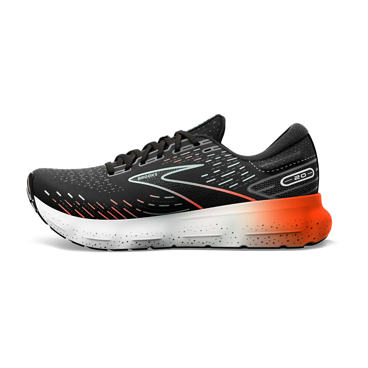 Brooks Glycerin 20 - Black - Red - Opal