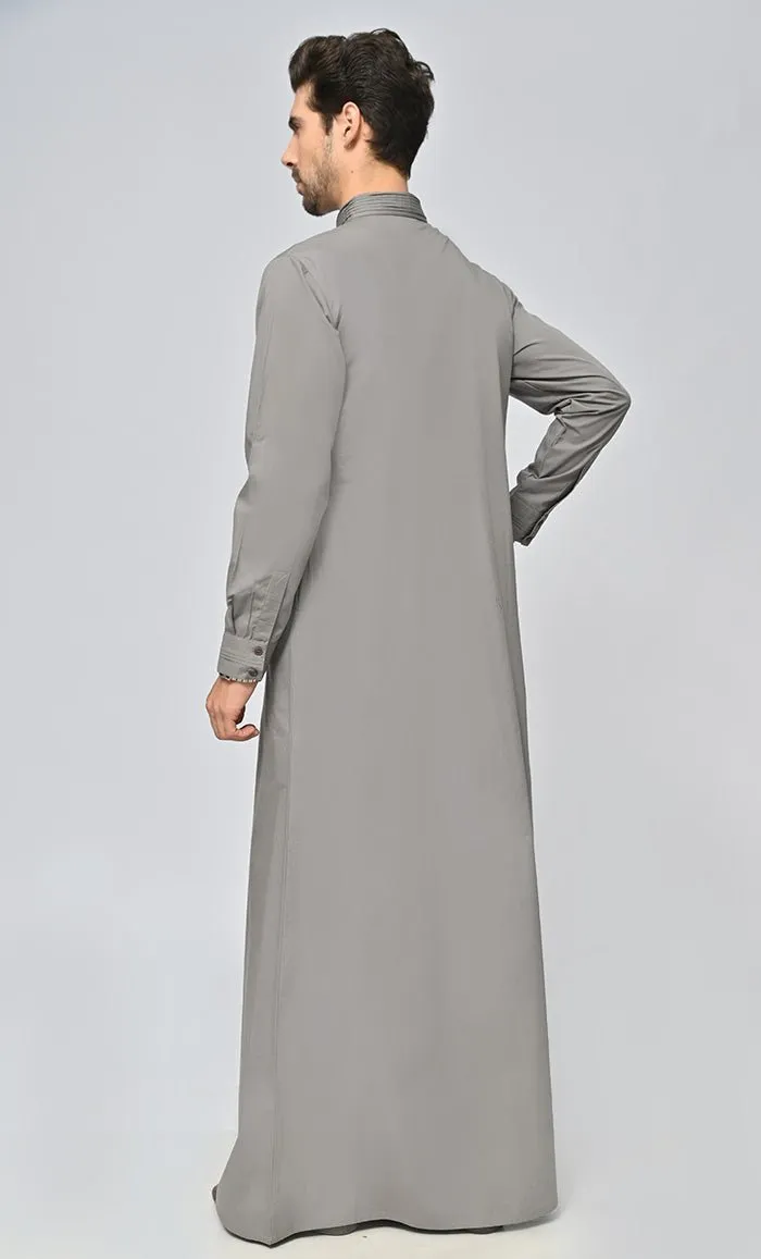 Buy Mens Islamic Formal Thobe/Jubba With Pockets - Final Sale