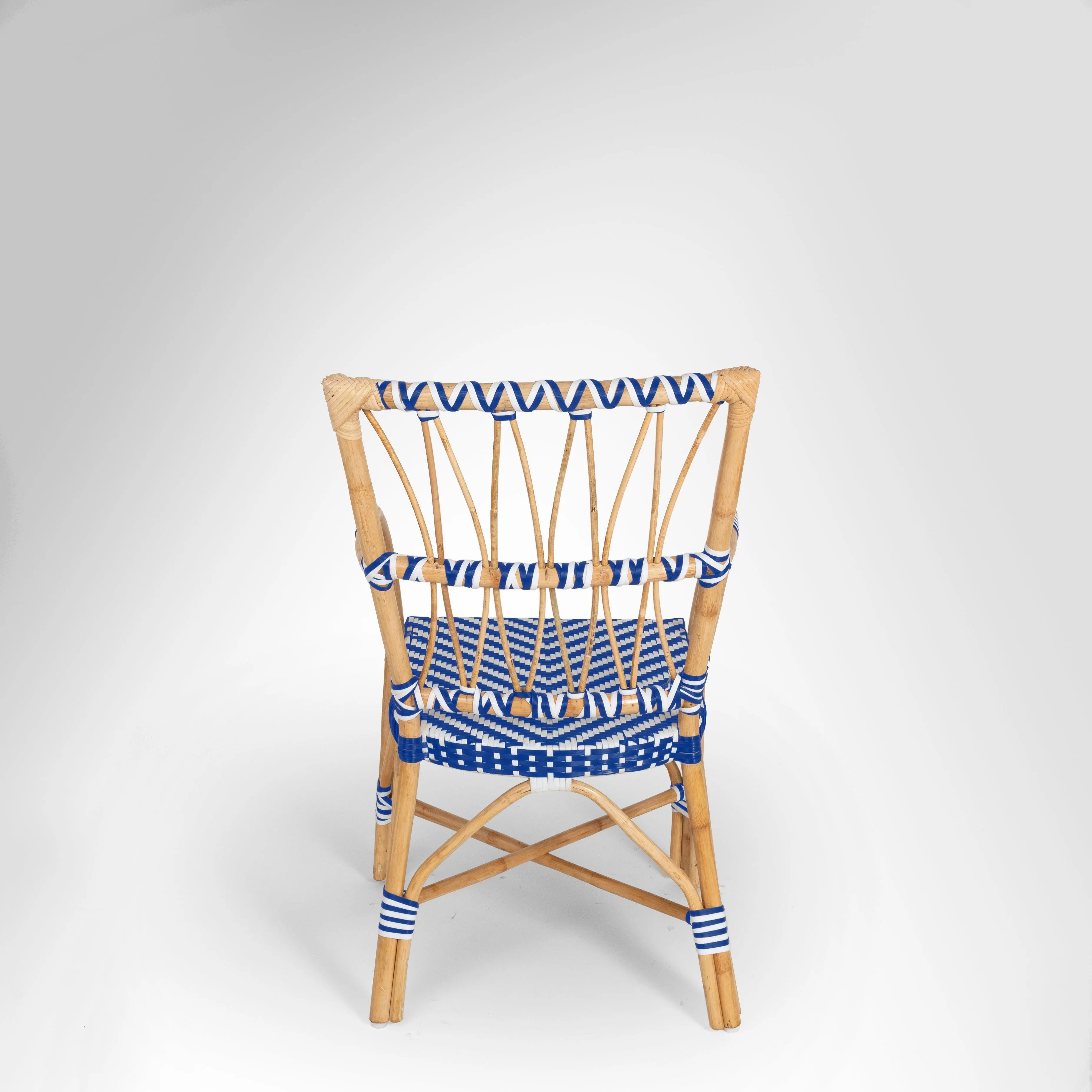 C Popsicle Cane Chair With Arms