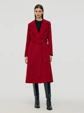 Cashmere Wool Double-Faced Women Wrap Overcoat Cashmere Wool Double-Faced Women Wrap Overcoat