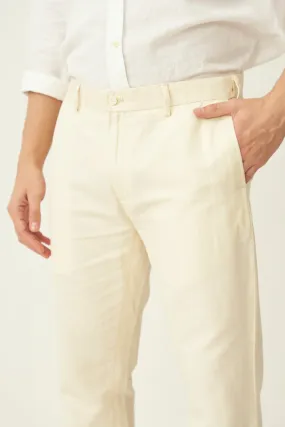 Chalk White Linen Pants Chalk White Linen Pants