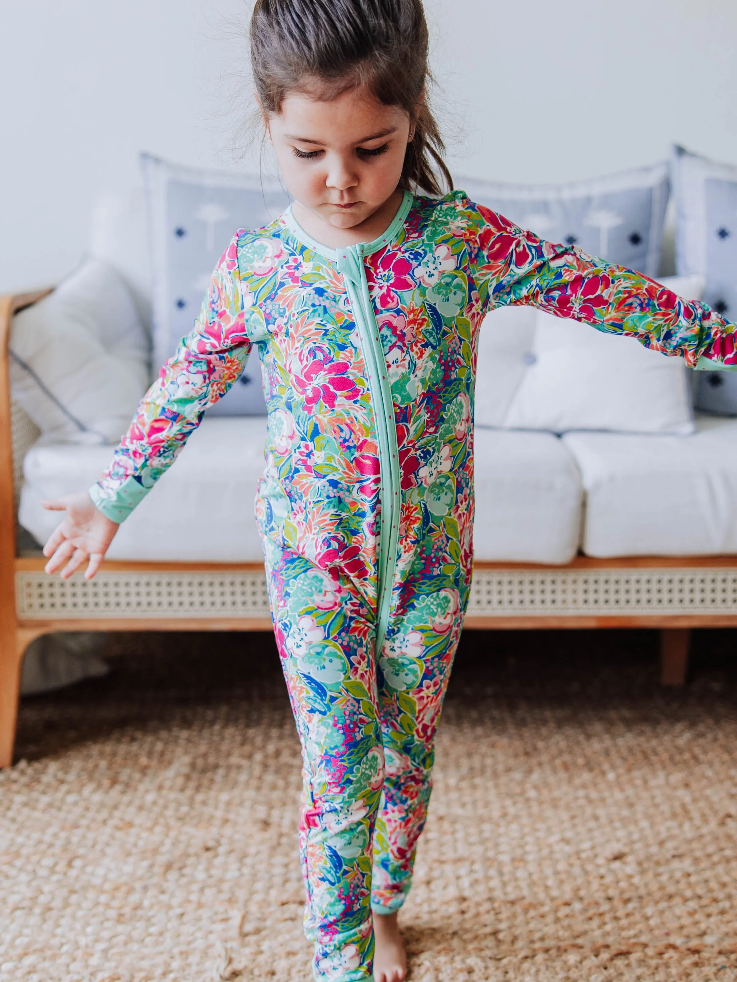 Cloud Layette - Hawaiian Blooms