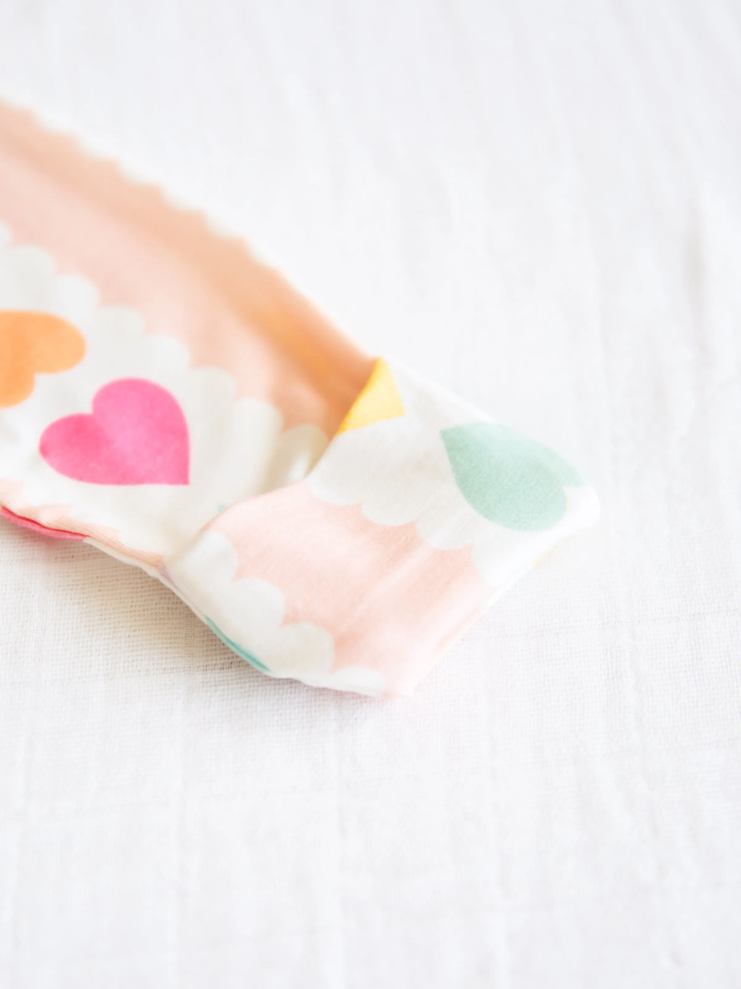 Cloud Layette - Rainbow Hearts