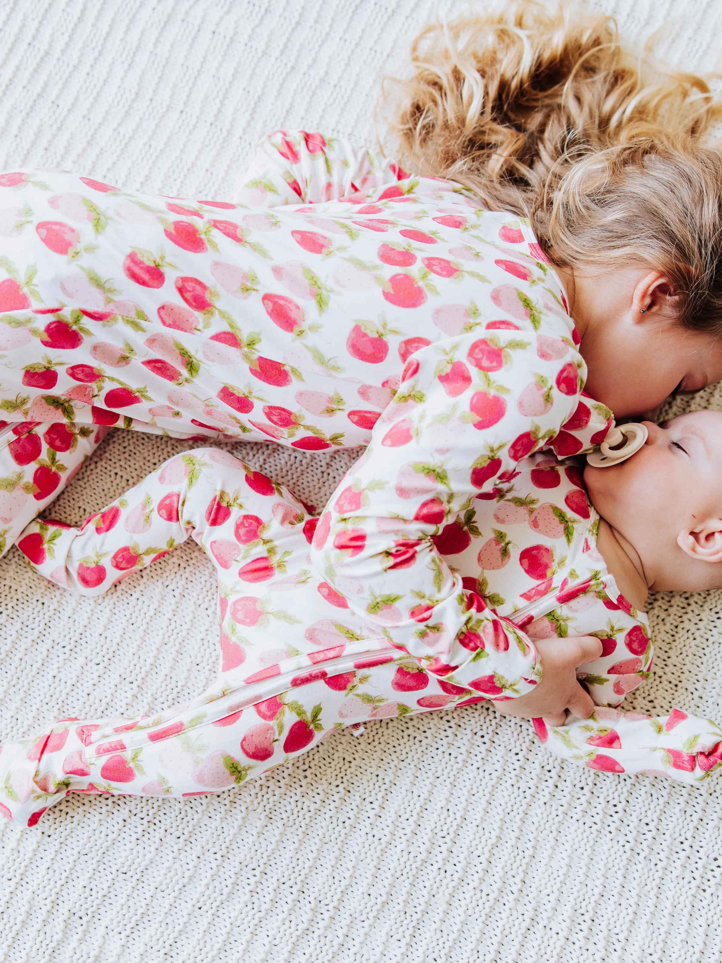 Cloud Layette - Watercolor Strawberries