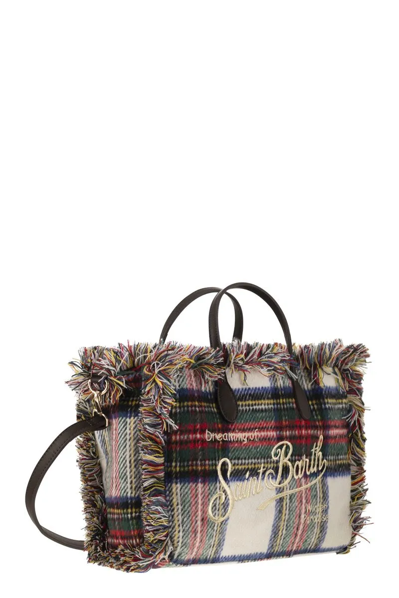 COLETTE BAG WITH BANGS AND EMBROIDERED LOGO