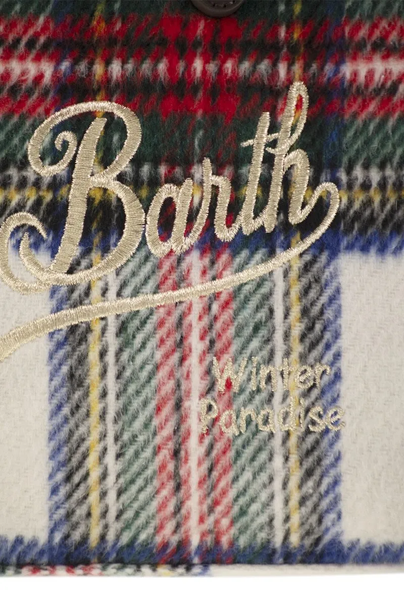 COLETTE BAG WITH BANGS AND EMBROIDERED LOGO