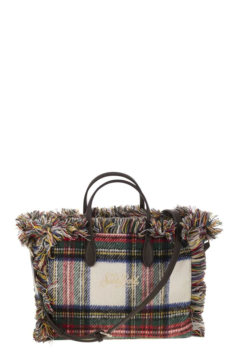 COLETTE BAG WITH BANGS AND EMBROIDERED LOGO