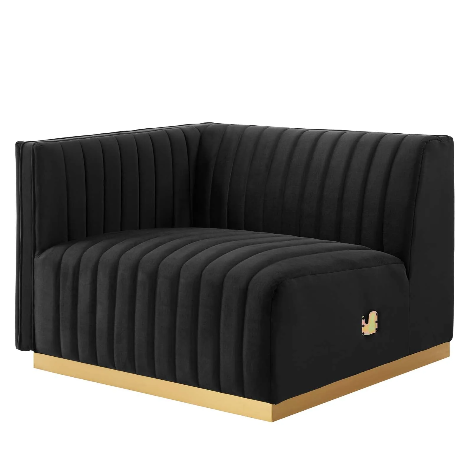 Conjure Channel Tufted Performance Velvet Loveseat by Modway