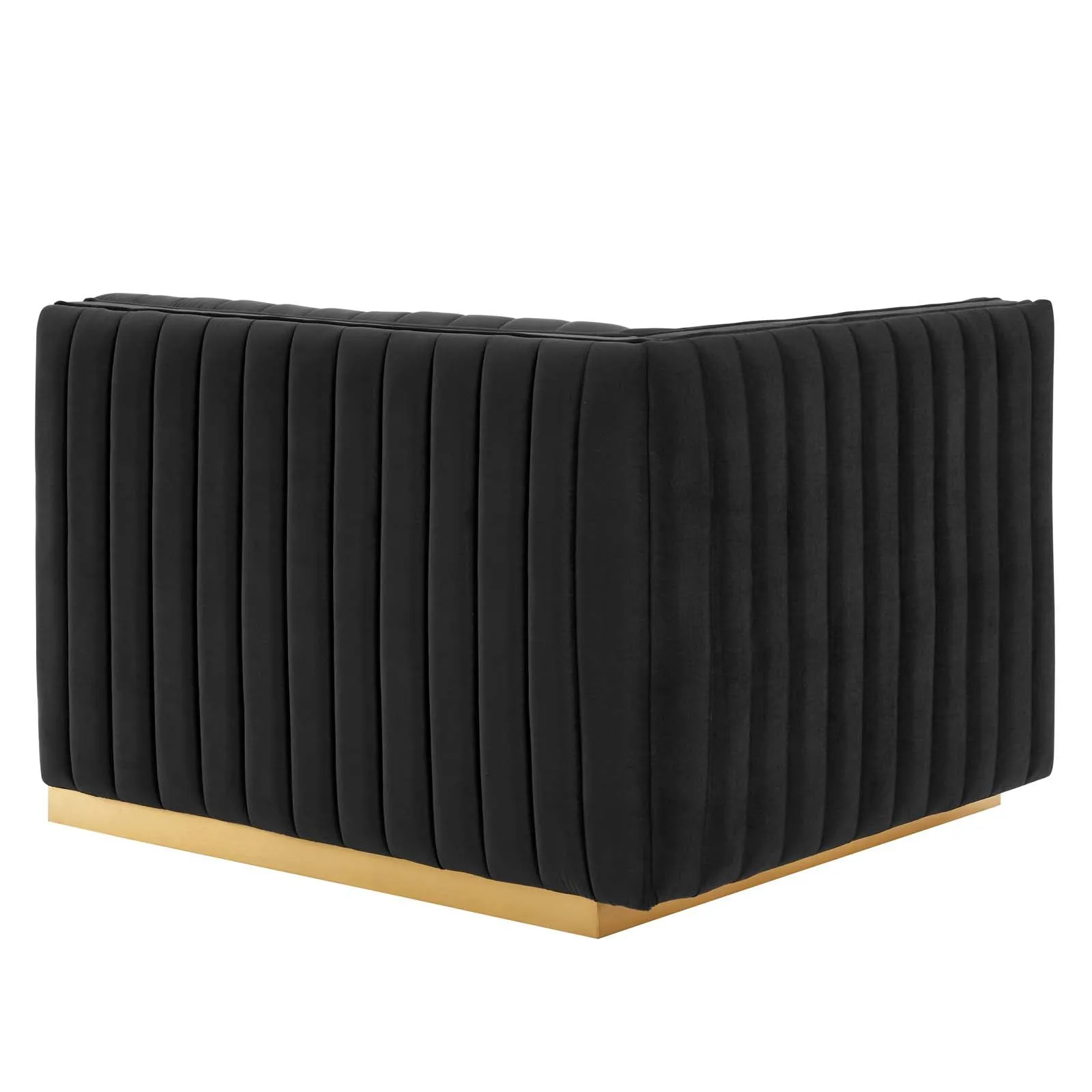 Conjure Channel Tufted Performance Velvet Loveseat by Modway