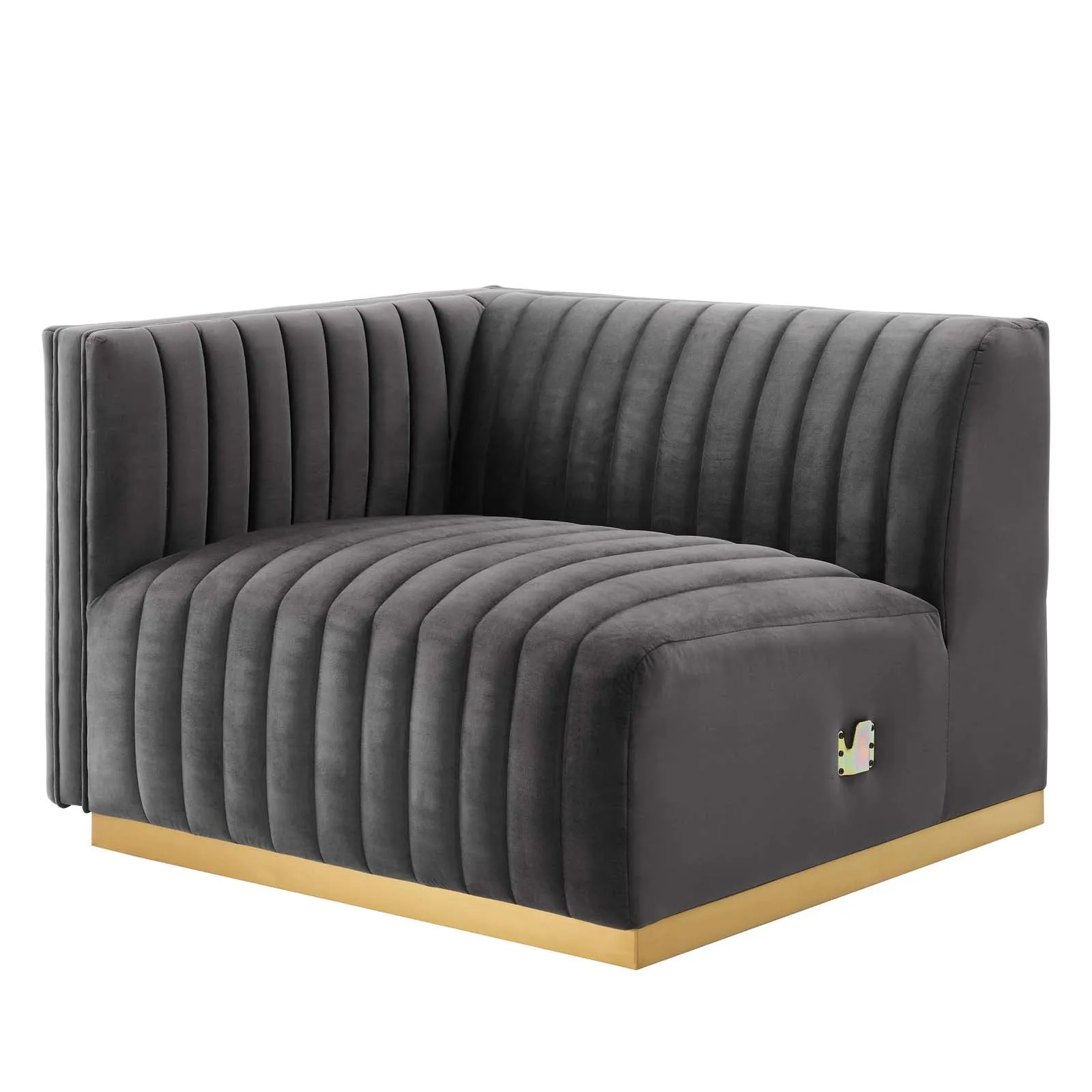 Conjure Channel Tufted Performance Velvet Loveseat by Modway