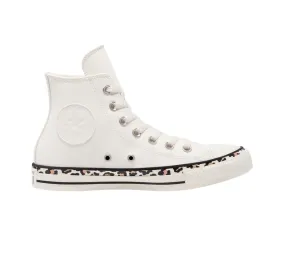 CONVERSE WOMEN'S CHUCK TAYLOR ALL STAR LEOPARD WHITE SHOE CONVERSE WOMEN'S CHUCK TAYLOR ALL STAR LEOPARD WHITE SHOE