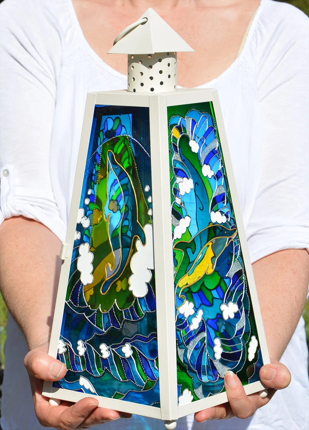 Dolphins in the Ocean