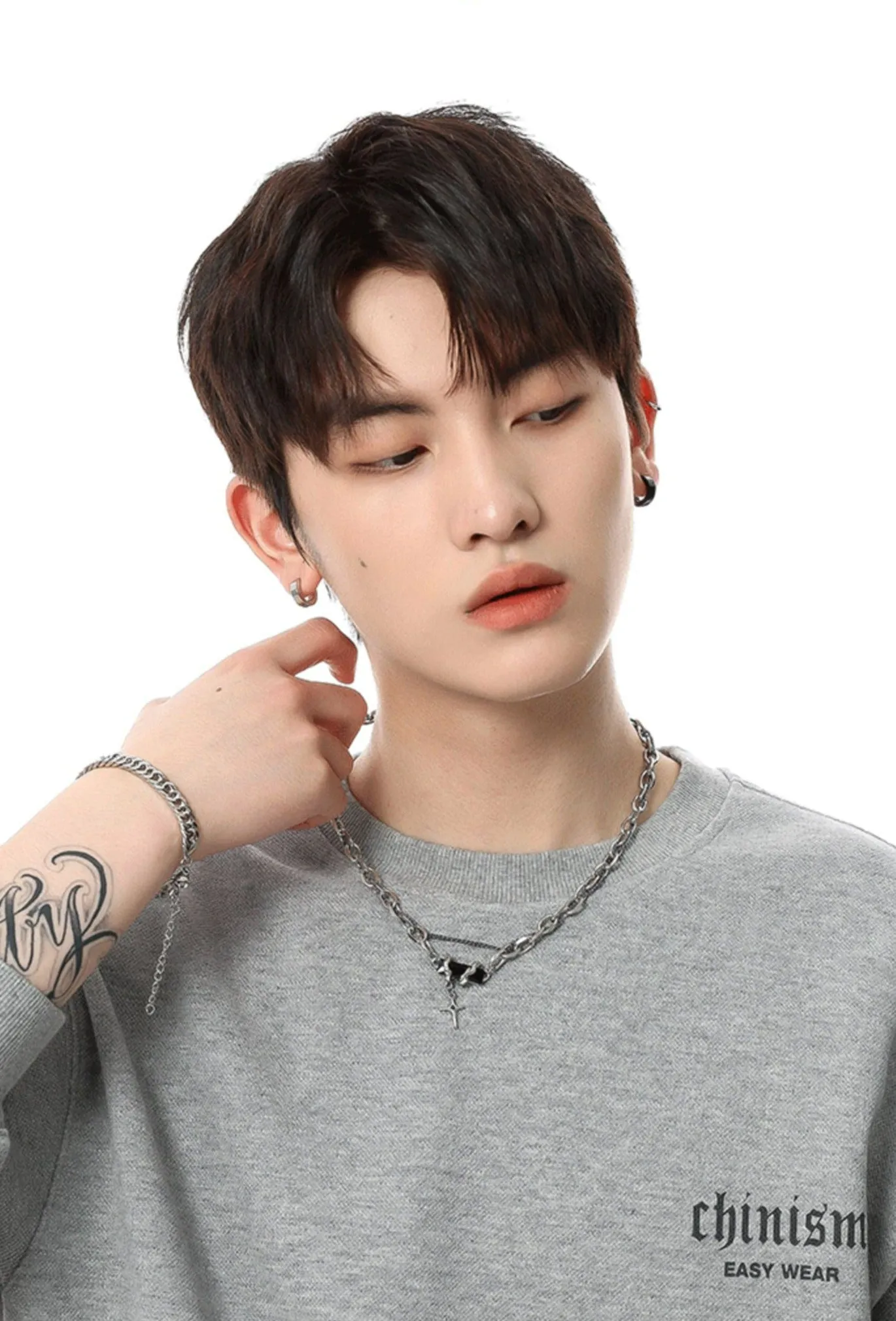 Double Layer Cross Pendant Necklace