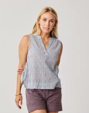 Dylan Tank: Navy Milos Stripe Dylan Tank: Navy Milos Stripe