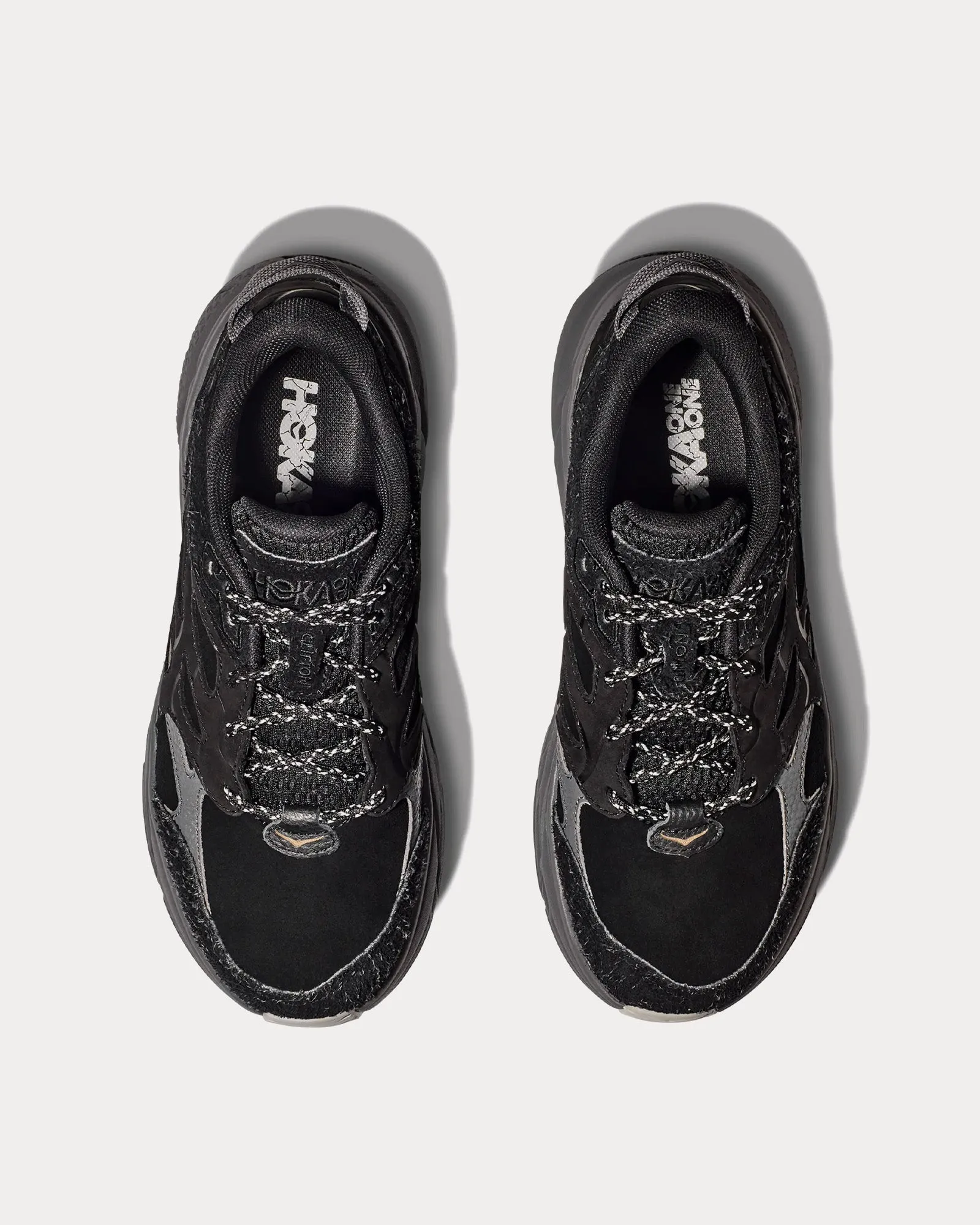 Elite Terrain System Clifton L Suede Black / Satellite Grey Running Shoes