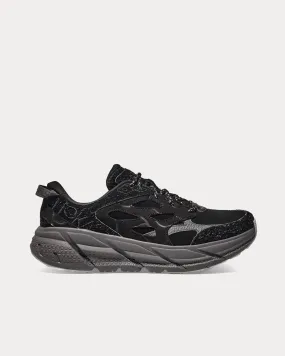 Elite Terrain System Clifton L Suede Black / Satellite Grey Running Shoes Elite Terrain System Clifton L Suede Black / Satellite Grey Running Shoes