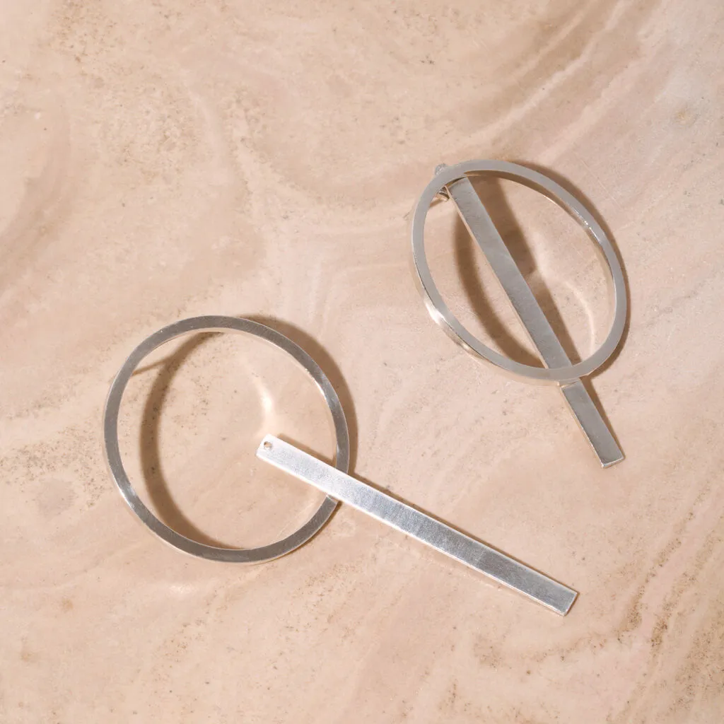 Embrace 2-in-1 Earrings - Sterling Silver