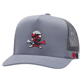 Gfore Camo Skull & T's Interlock Knit Trucker Golf Cap 2023 Gfore Camo Skull & T's Interlock Knit Trucker Golf Cap 2023