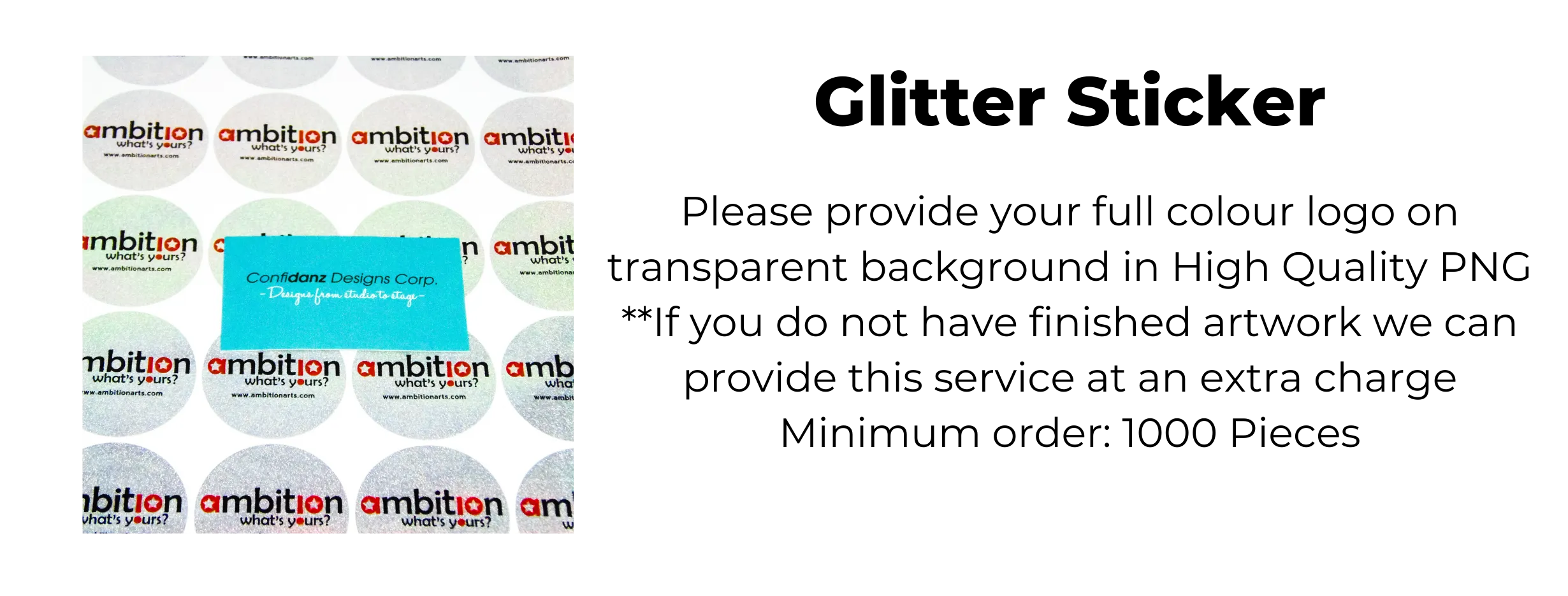 Glitter Stickers
