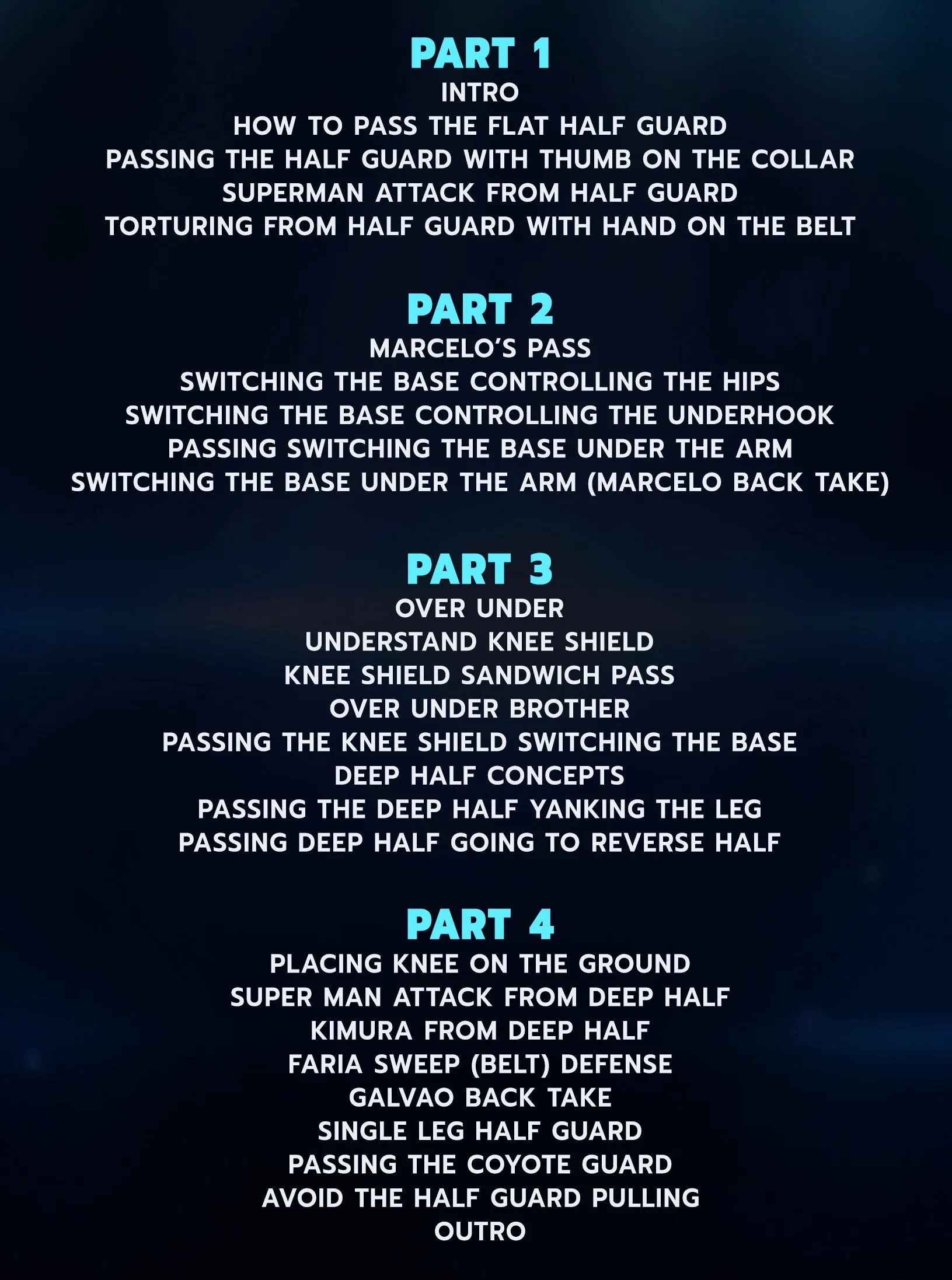 How To Kill The Half Guard Encyclopedia by Bernardo Faria