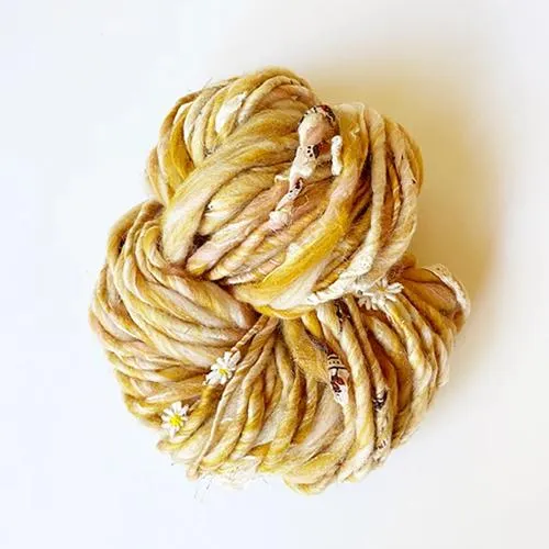 Knit Collage Daisy Chain