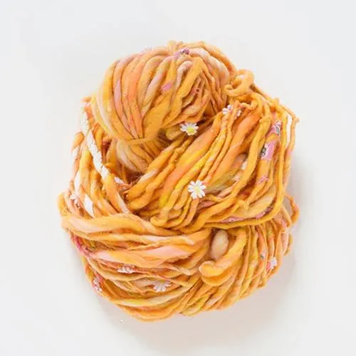 Knit Collage Daisy Chain