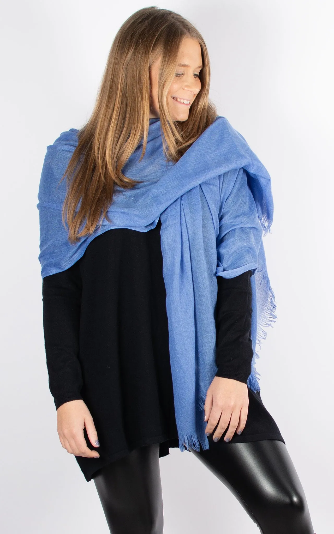 Lightweight Scarf Pashmina | Blue