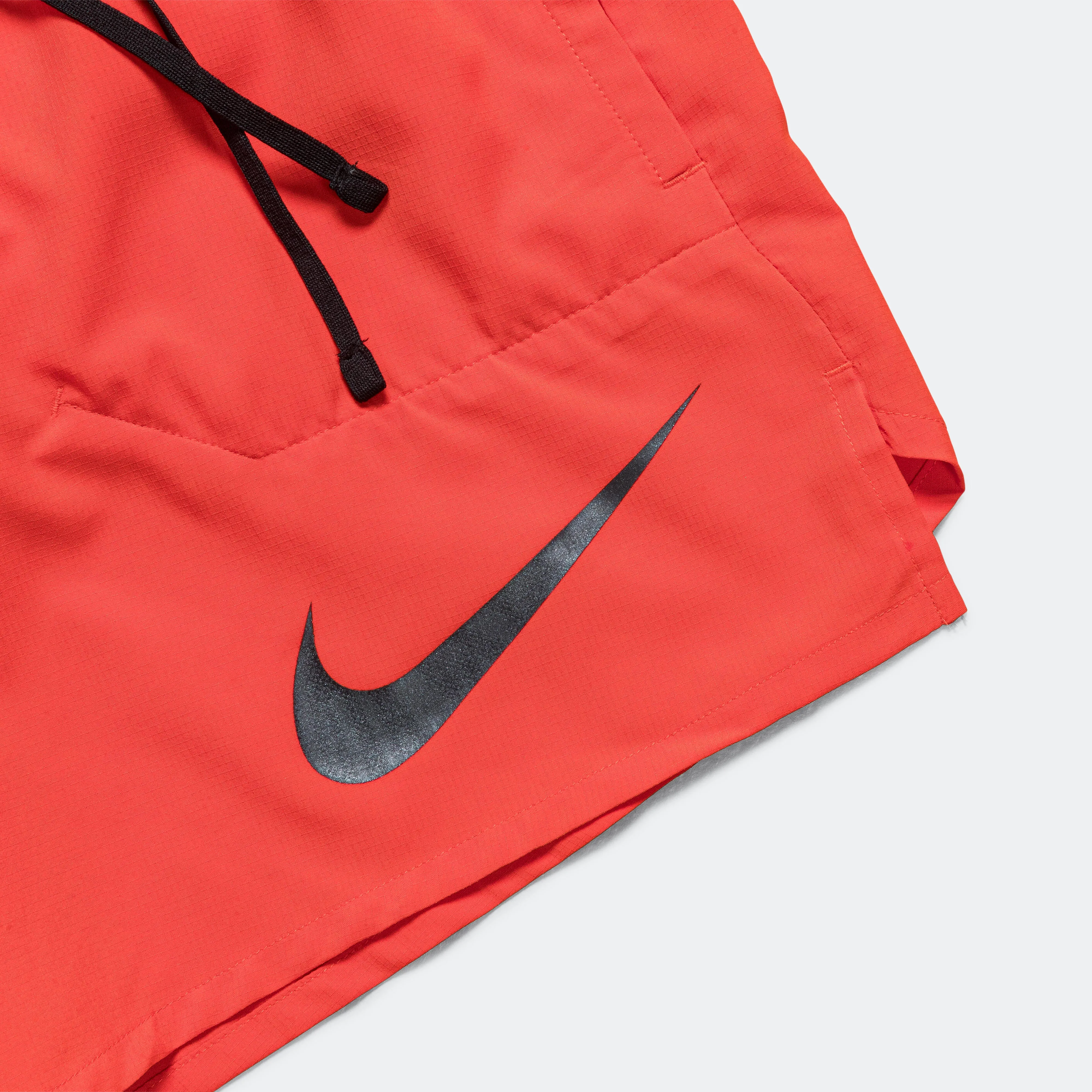 Mens 5" Brief Lined Running Shorts - Picante Red