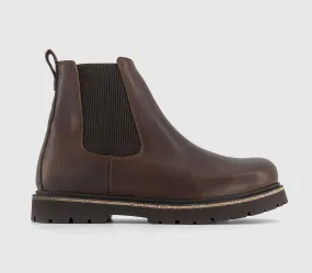 Mens Birkenstock Highwood Chelsea Boots Chocolate Mens Birkenstock Highwood Chelsea Boots Chocolate