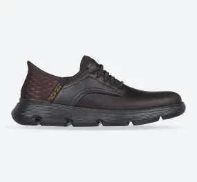 Men's Wide Fit Skechers 205046 Slip-ins Garza Gervin Trainers - Chocolate Men's Wide Fit Skechers 205046 Slip-ins Garza Gervin Trainers - Chocolate