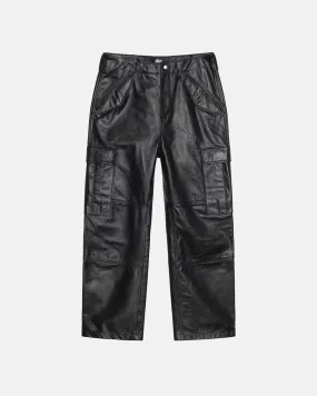 MILITARY CARGO PANT LEATHER