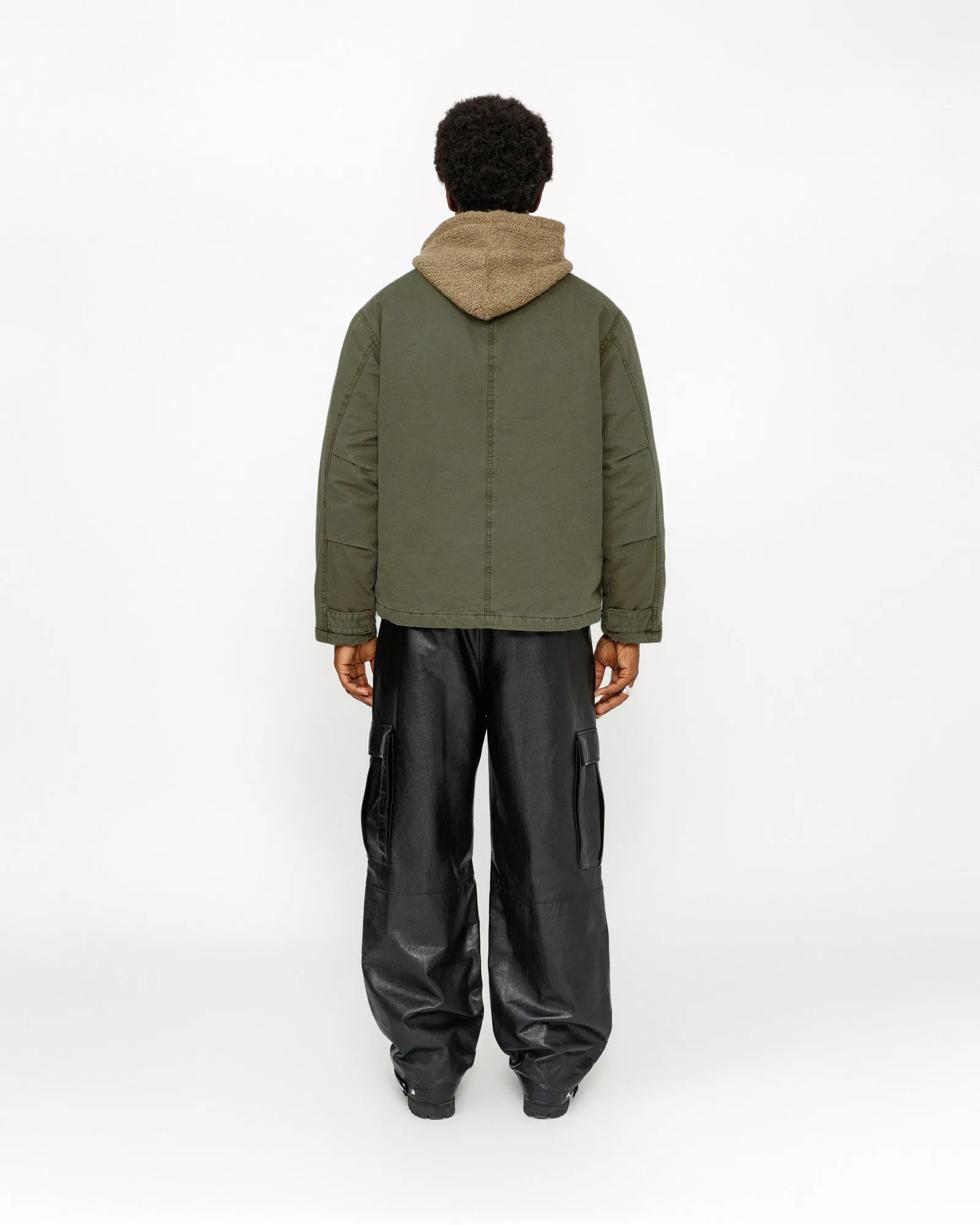 MILITARY CARGO PANT LEATHER