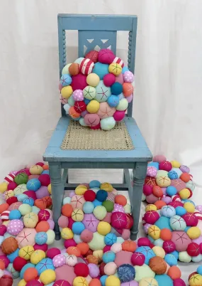 mushroom garden pillow no. 9 mushroom garden pillow no. 9