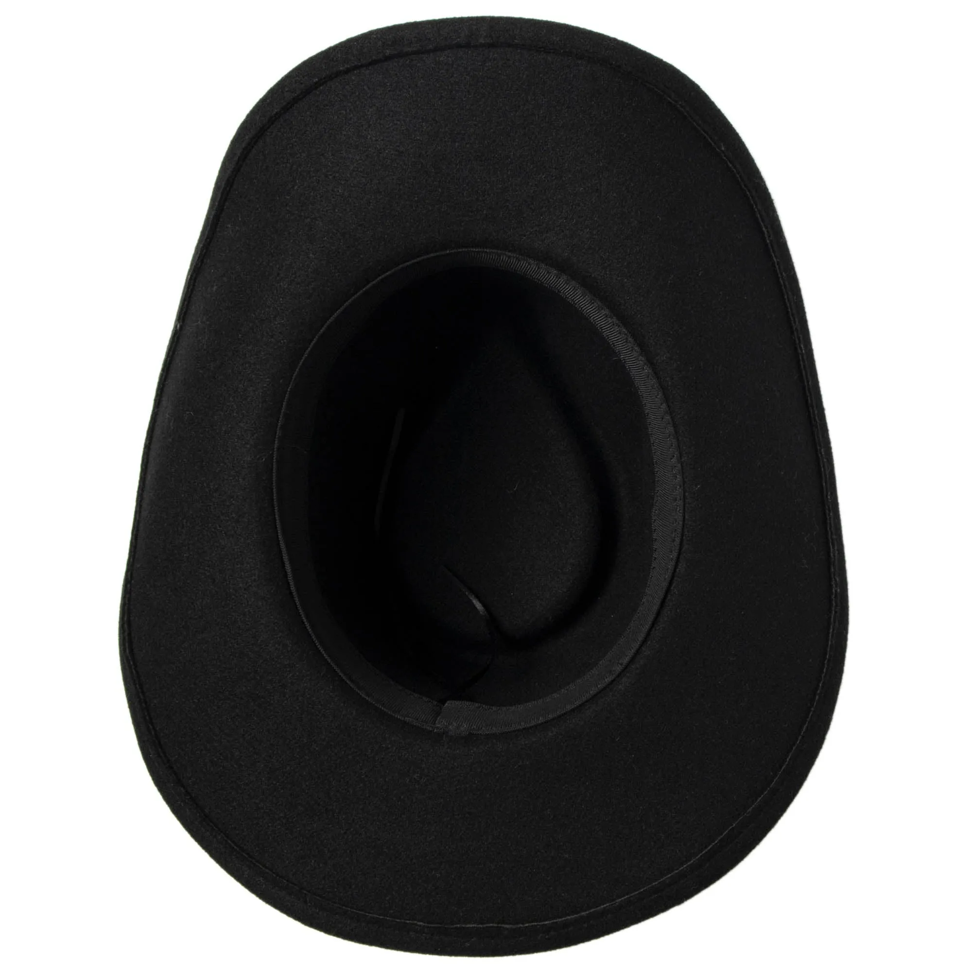 Pinch Crown Cowboy with Multi Gemstone Band